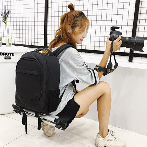 Sac à dos de caméra portable étanche personnalisé produit