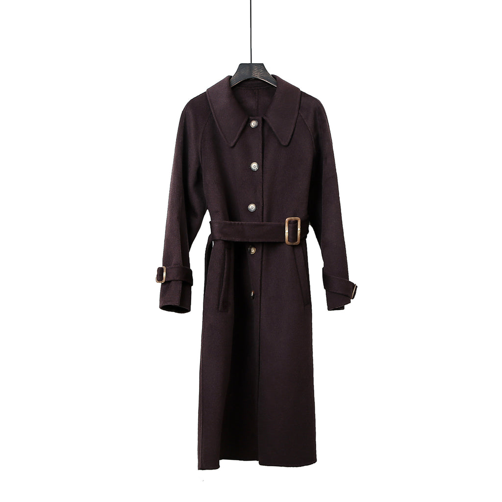 Manteau de laine à double face pour un véhicule élégant