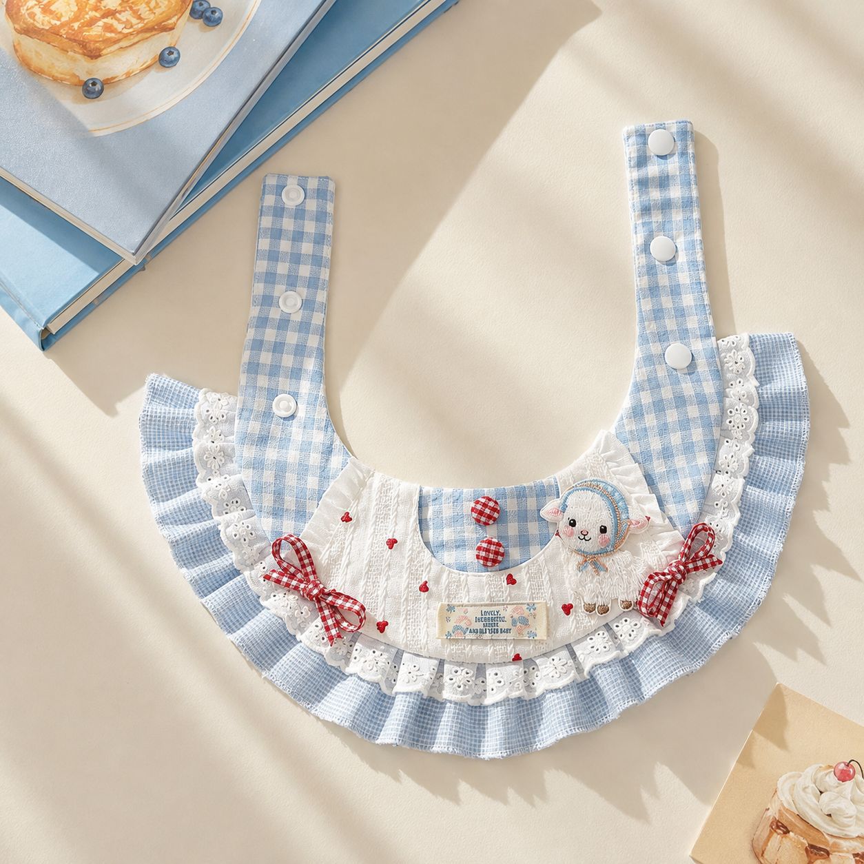 Bibard d'agneau mignon en dentelle de nœuds d'eau