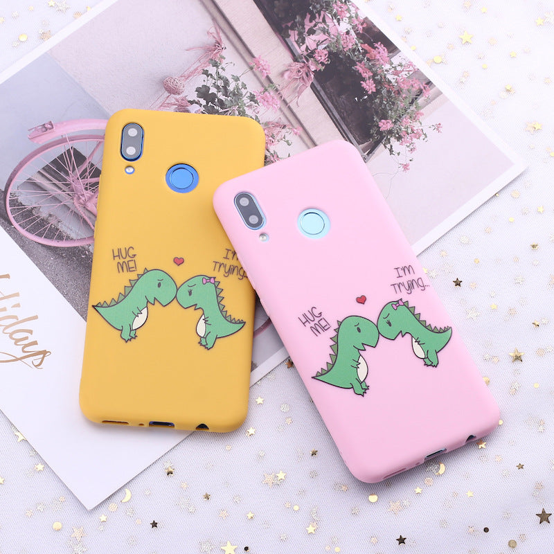 Cas de téléphone de dinosaure peint
