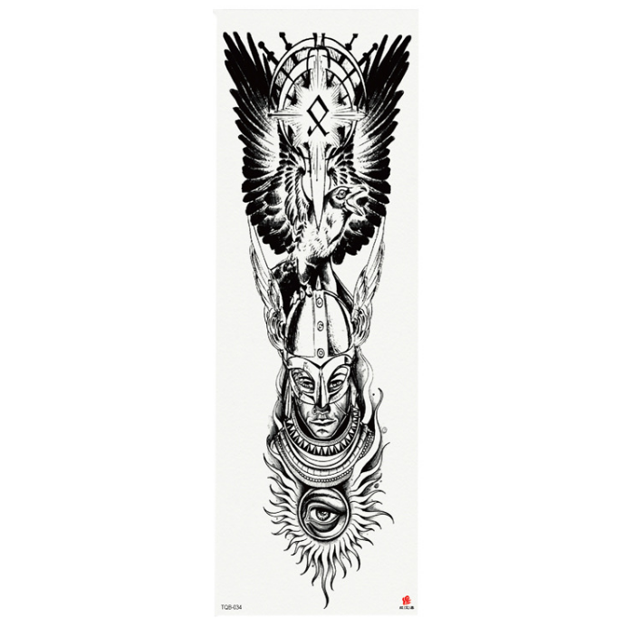 Plein bras étanche tatouage autocollants personnalisés 170 modèles disponibles mode belle simple d