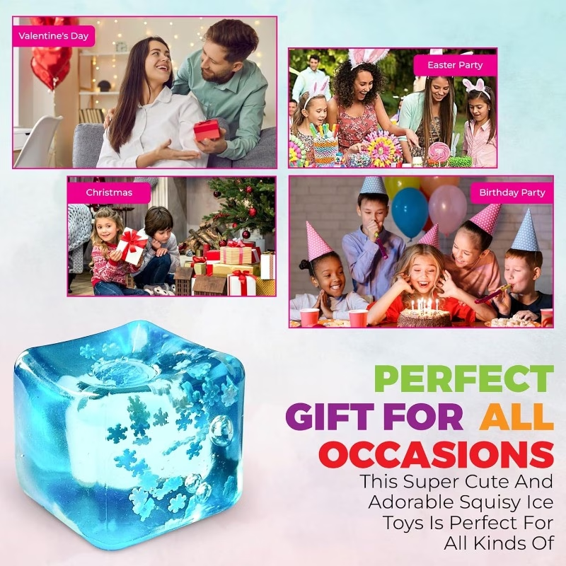 Snowflake cube sensory toy