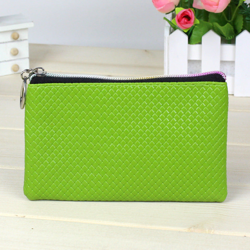 Femmes créative Zero Purse 10 Yuan Store Pu Zipper Pocket Pocket Candy Couleur Mini Coin Ba