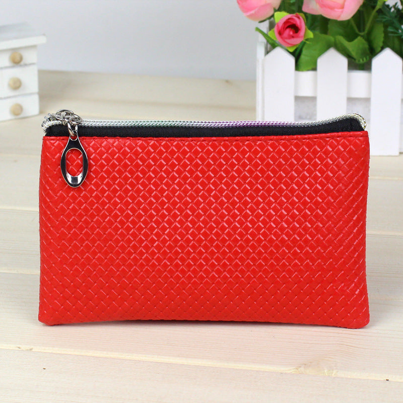 Femmes créative Zero Purse 10 Yuan Store Pu Zipper Pocket Pocket Candy Couleur Mini Coin Ba