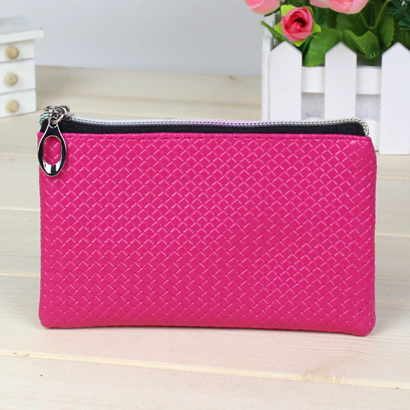 Femmes créative Zero Purse 10 Yuan Store Pu Zipper Pocket Pocket Candy Couleur Mini Coin Ba