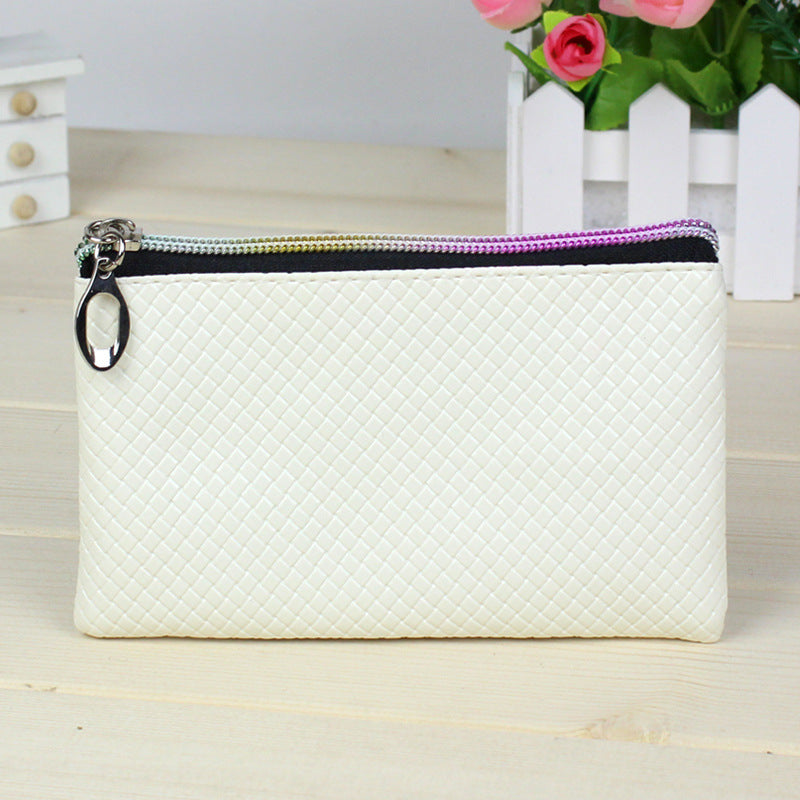 Femmes créative Zero Purse 10 Yuan Store Pu Zipper Pocket Pocket Candy Couleur Mini Coin Ba
