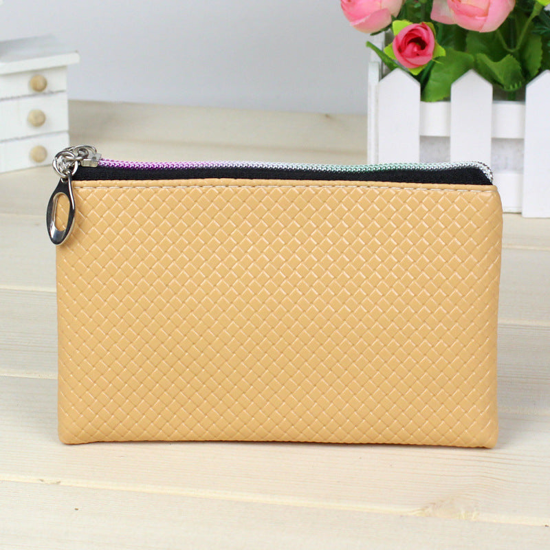 Femmes créative Zero Purse 10 Yuan Store Pu Zipper Pocket Pocket Candy Couleur Mini Coin Ba