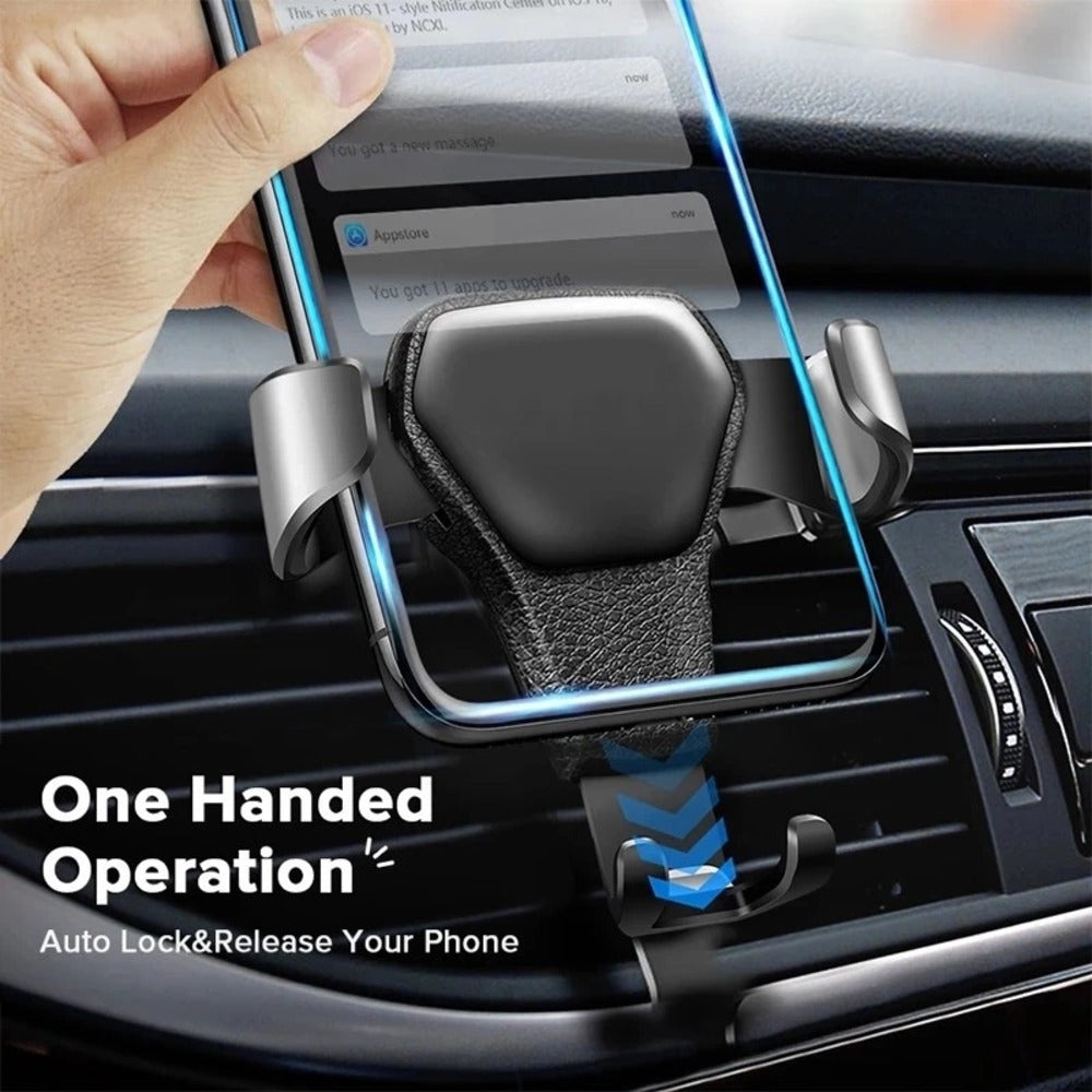 Support de téléphone universel Gravity Car Air Vent Mount Metal Support GPS pour Smart