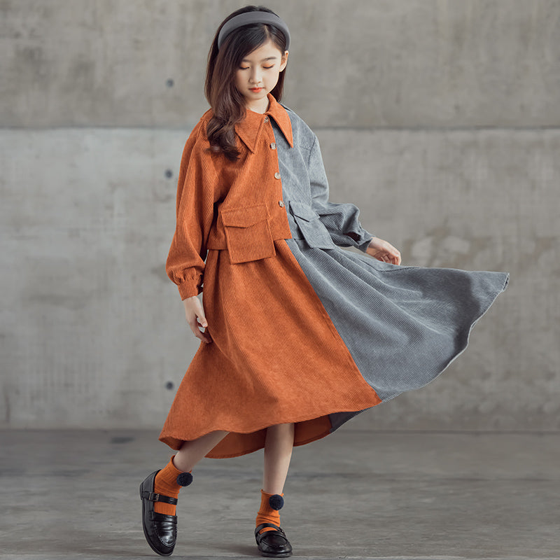 Robe de mode Deux pièces Tendance de l'enfant parent