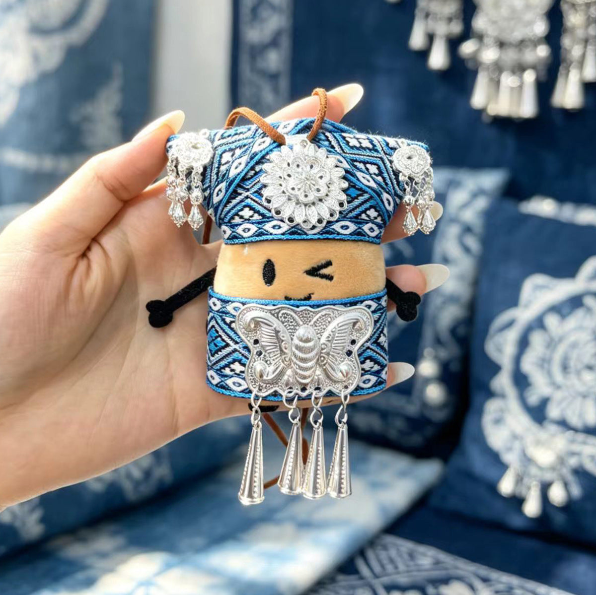Kit de tissage en fibre de pomme de terre de style Miao