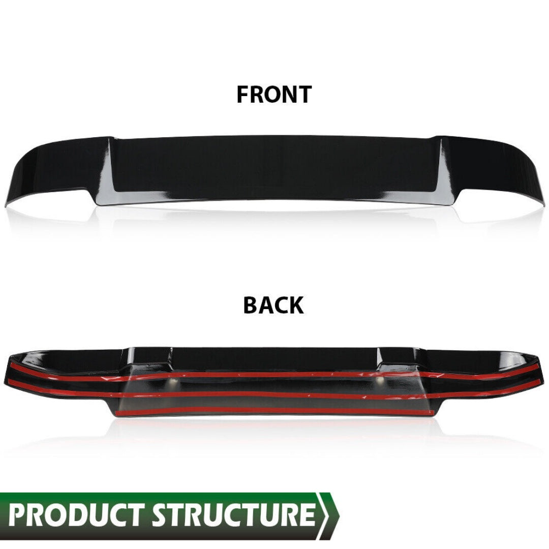 Pour 2020-2023 Land Rover Defender 110 Arrière Toit Spoiler Wing Glossy Black