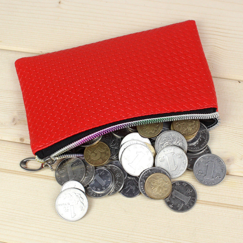 Femmes créative Zero Purse 10 Yuan Store Pu Zipper Pocket Pocket Candy Couleur Mini Coin Ba