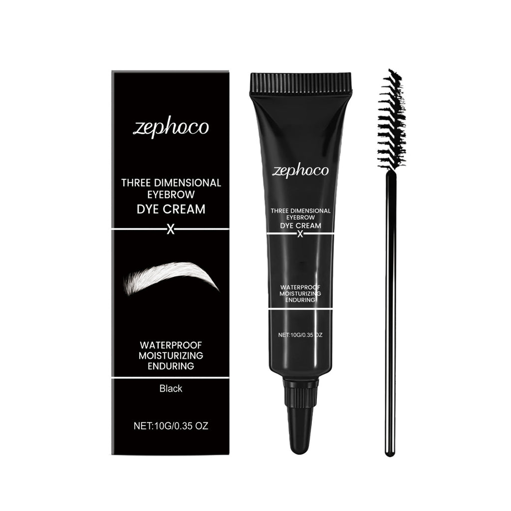 Teinture des sourcils modifiée en trois dimensions