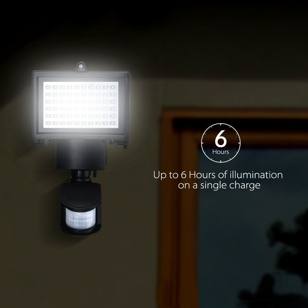 Lampe solaire à détecteur de corps infrarouge