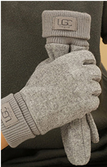 Gants thermiques d'hiver pour hommes en cachemire