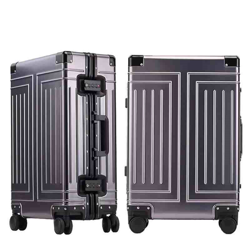 Tout haut de gamme Aluminium en alliage de magnésium Pull Rod Universal Wheel Bagage Compartiment