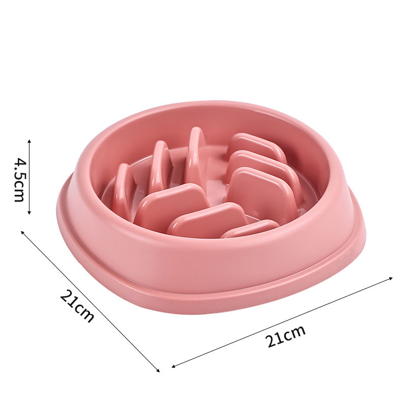 Bateau de chien Cat Slow Feeder Bowl Anti-choking Slow Feeder Pour les chiens Grande capacité alimentaire