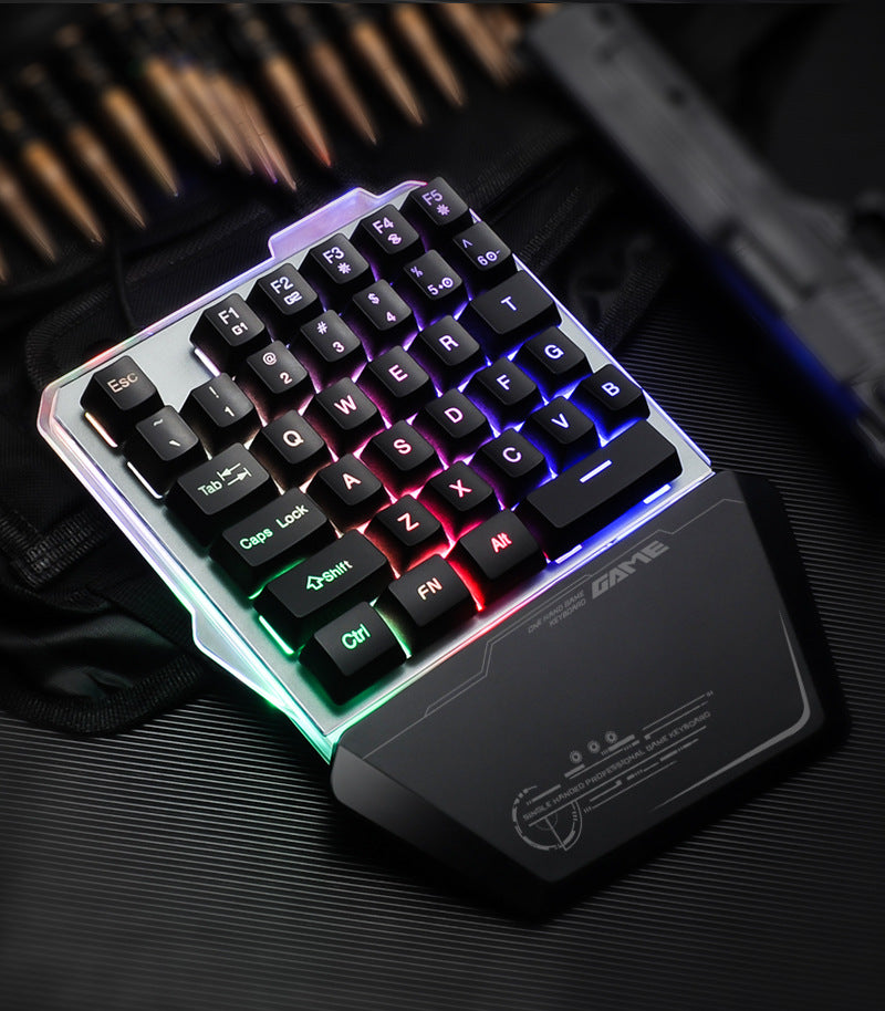 One-handed robotic keyboard