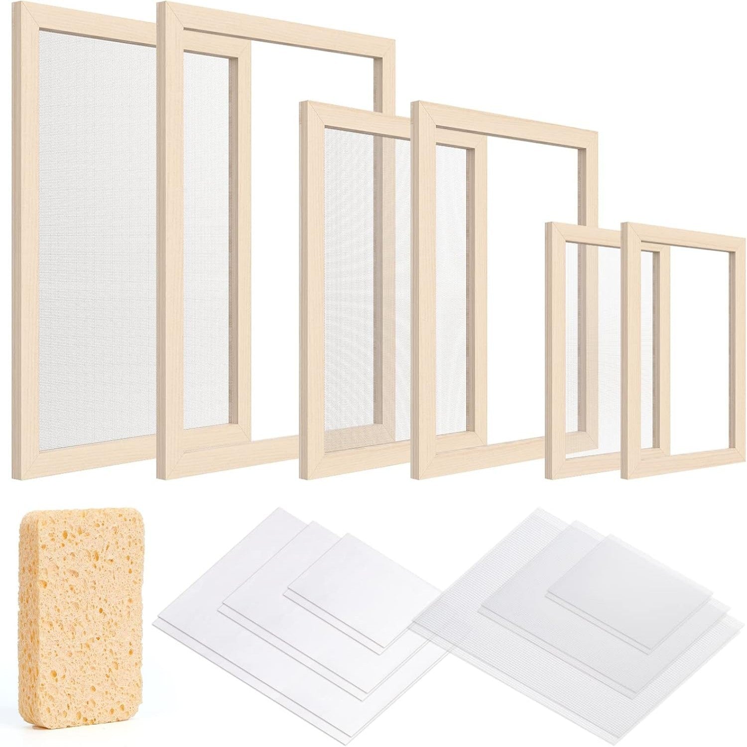Ensemble de cadres de fabrication du papier