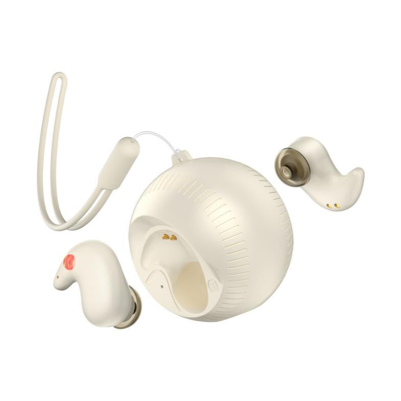 Paire d'écoute Bluetooth sans trace-Mi-blanc-PC+ABS-1