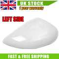 Côté gauche White Door Wing Mirror Cover Casing pour Ford Fiesta MK7 2008-2017