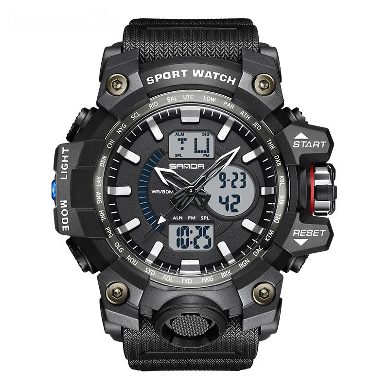 Électronique Jeunes Étudiant Mode Tendance Cool Montre pour hommes