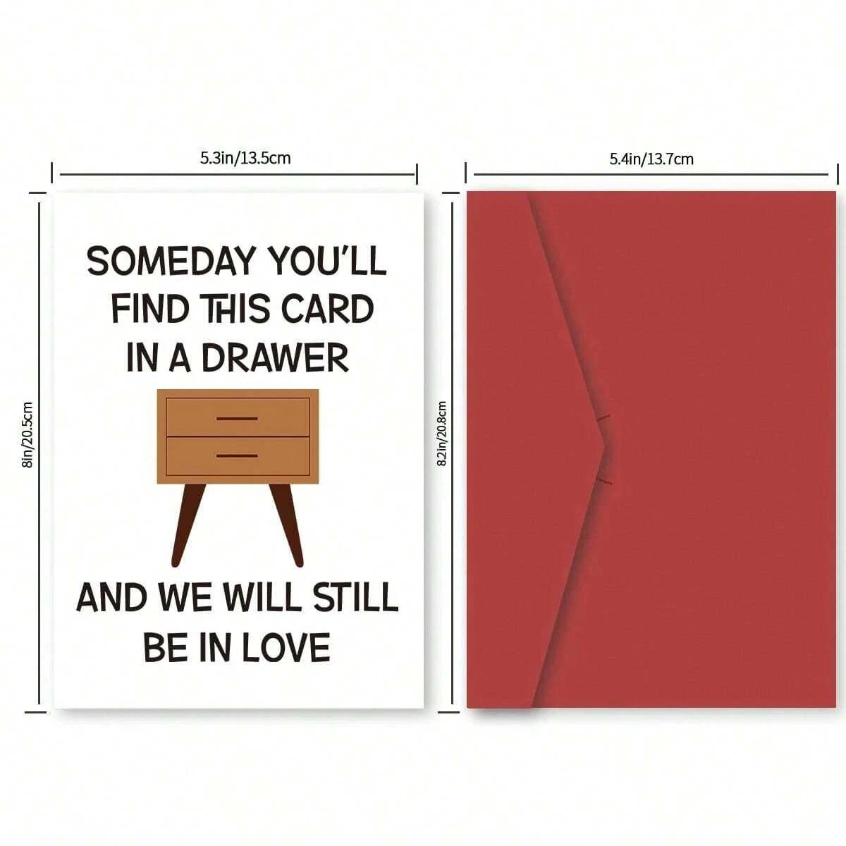 Carte de voeux d'anniversaire avec carte texte enveloppe