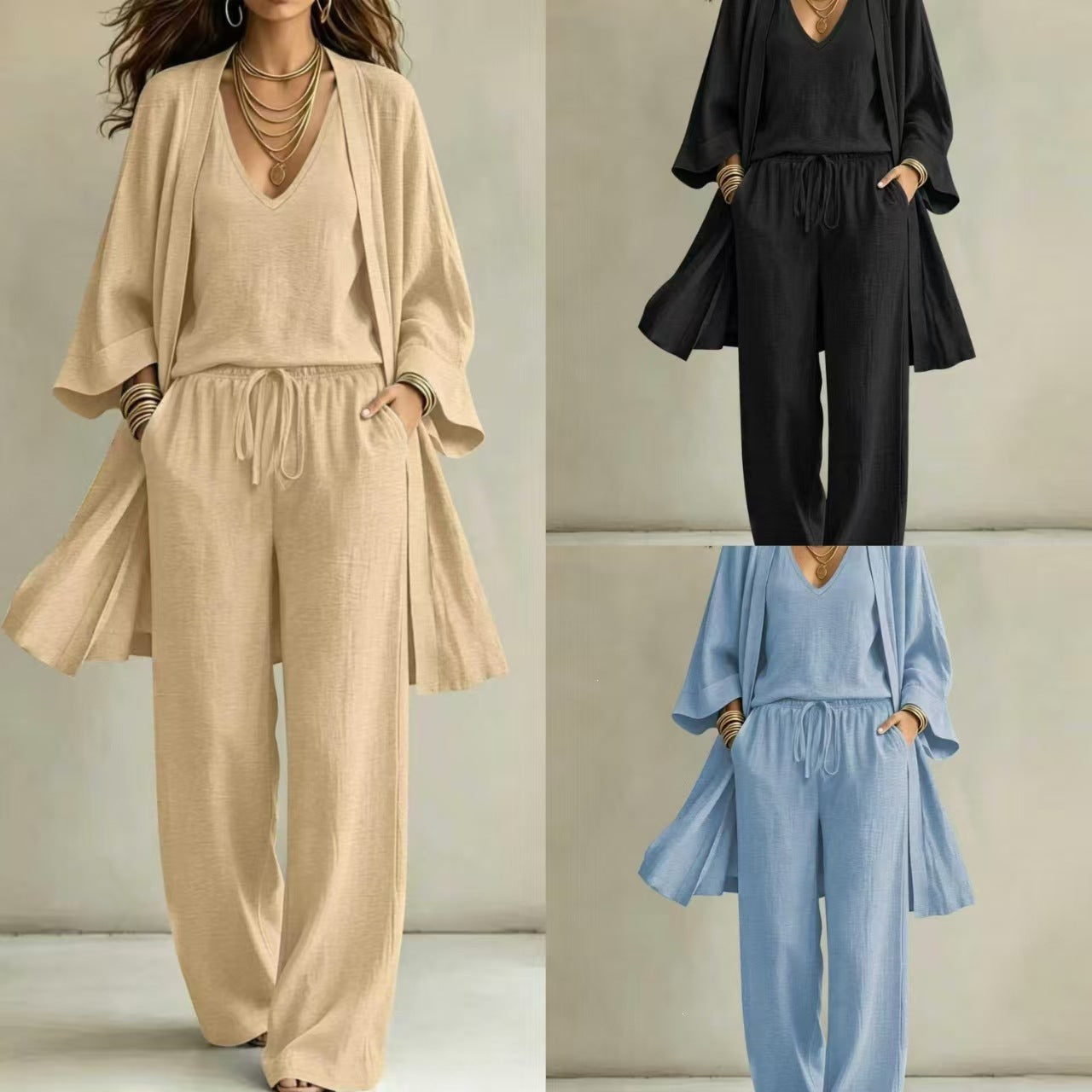 Ensemble de 3 pièces d'automne pour femmes