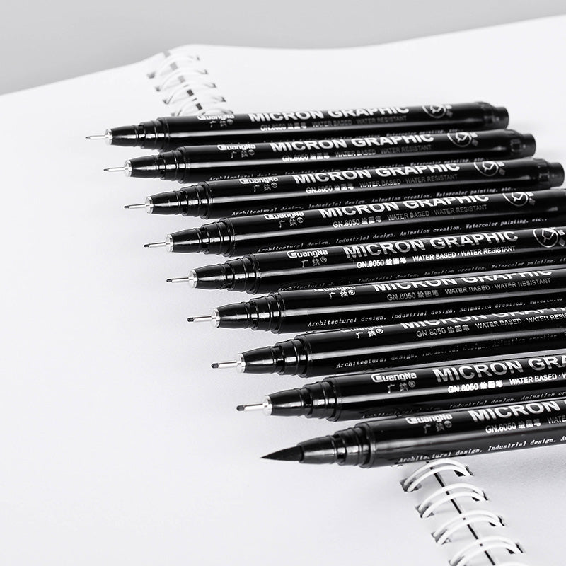 Comic stylo très fin peint à la main
