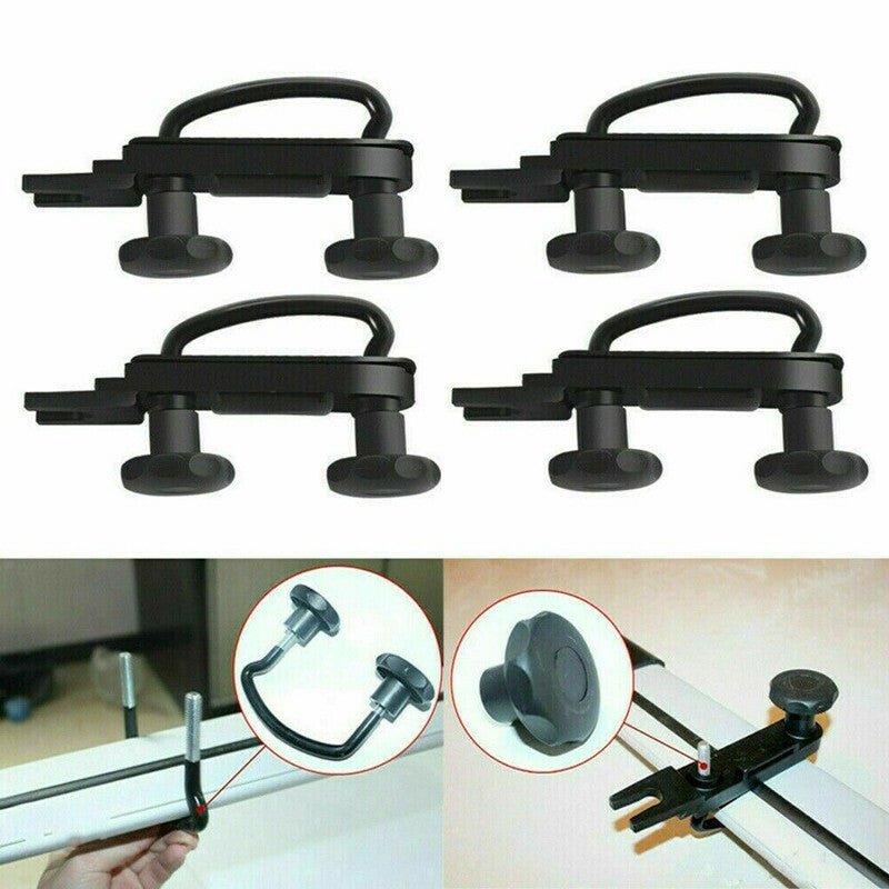 Boîte de toit universelle en acier inoxydable 4PCS U-Bolt Clamps Car Van Mounting Kit de montage UK