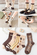 5 paire femmes modèle Chaussettes doux confortable style quotidien