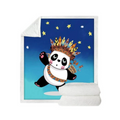 Couverture flanelle de la série Panda