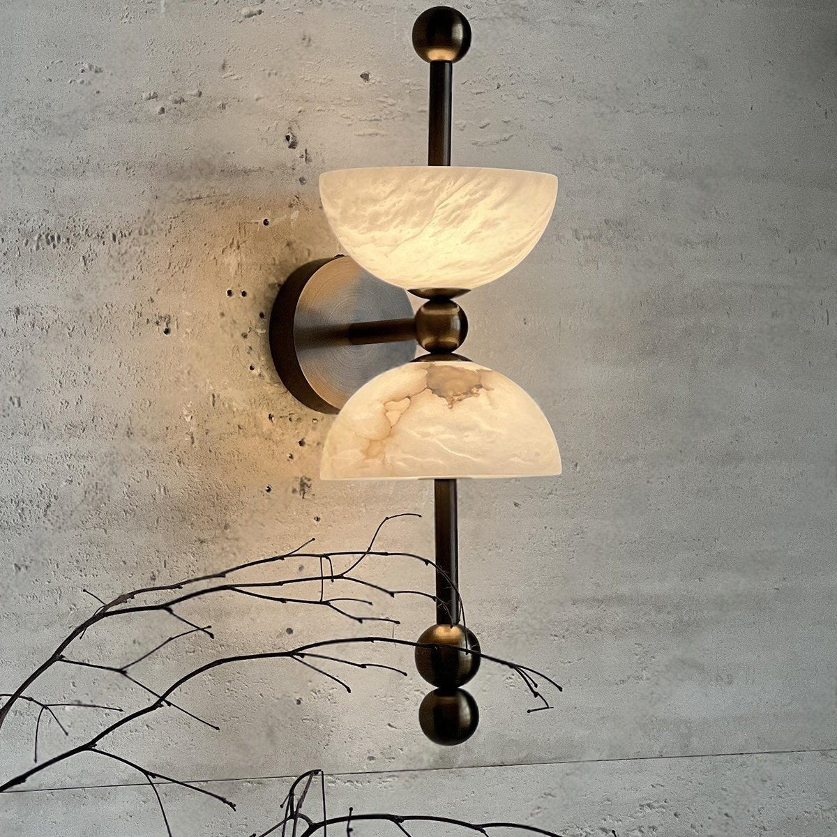Retro Creative Hôtel Chambre Lampe murale côté lit