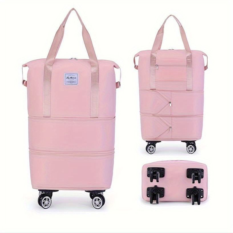 Sacs à bagages pliables Pack de volant extensible avec roue Clot Oxford grande capacité