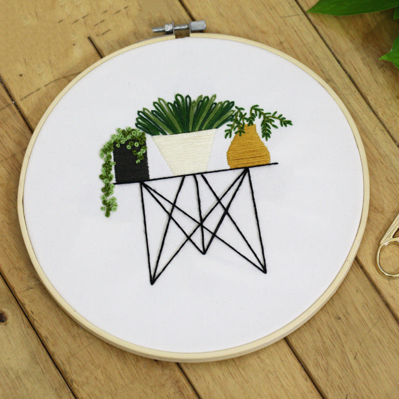 Broderie artisanale Diy Matériau Sac Formation débutante