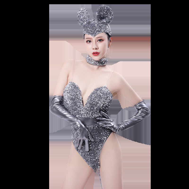 Costumes du bar Tournée de l'atmosphère des femmes pailletées