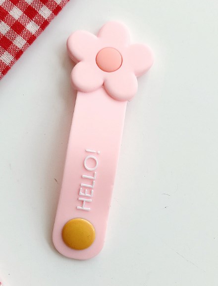 Fil créatif organisateur-pink fleur-1 pièce
