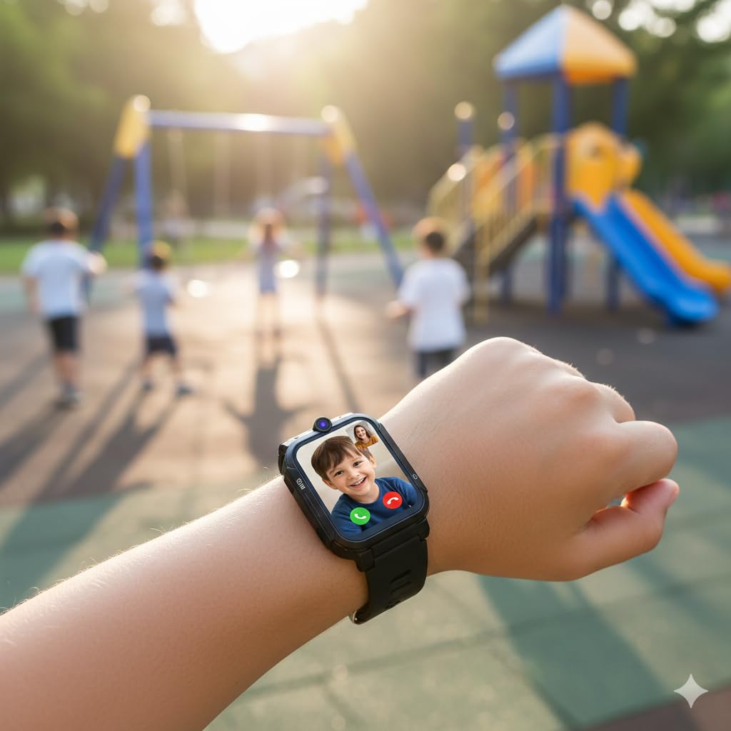 4G Kids Smart Watch avec GPS Tracker Vidéo Call Touch écran caméra étanche