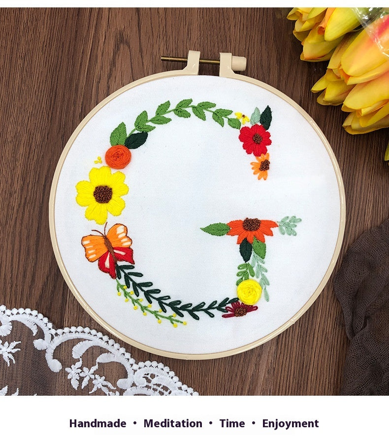 Broderie 3d Broderie faite à la main Broderie créative Diy Kit de tissu