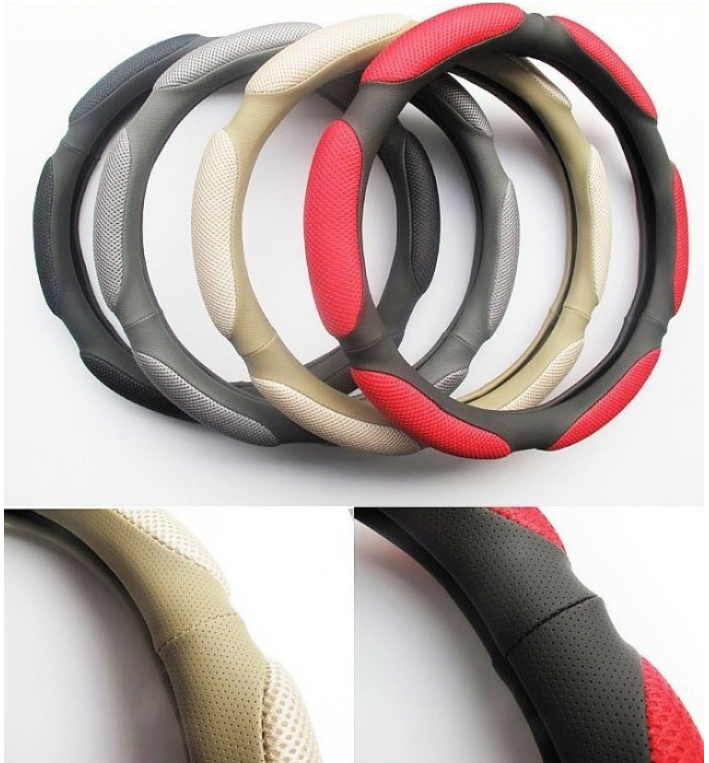 Couverture de volant en cuir PU