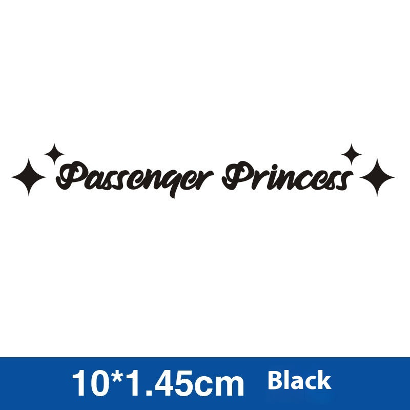 Stickers Voiture Spéciale Princesse de Passager