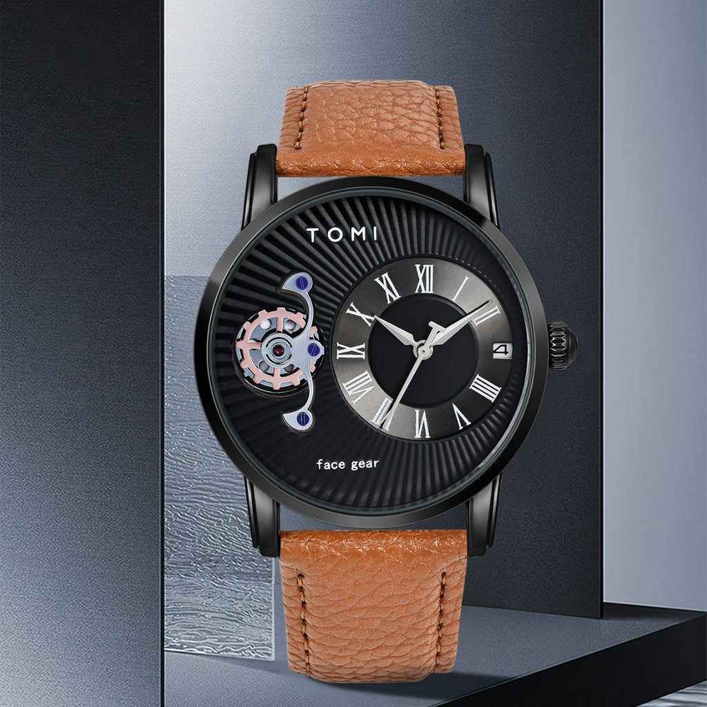 Quartz European Style Hollow-out boîte cadeau Montre étanche