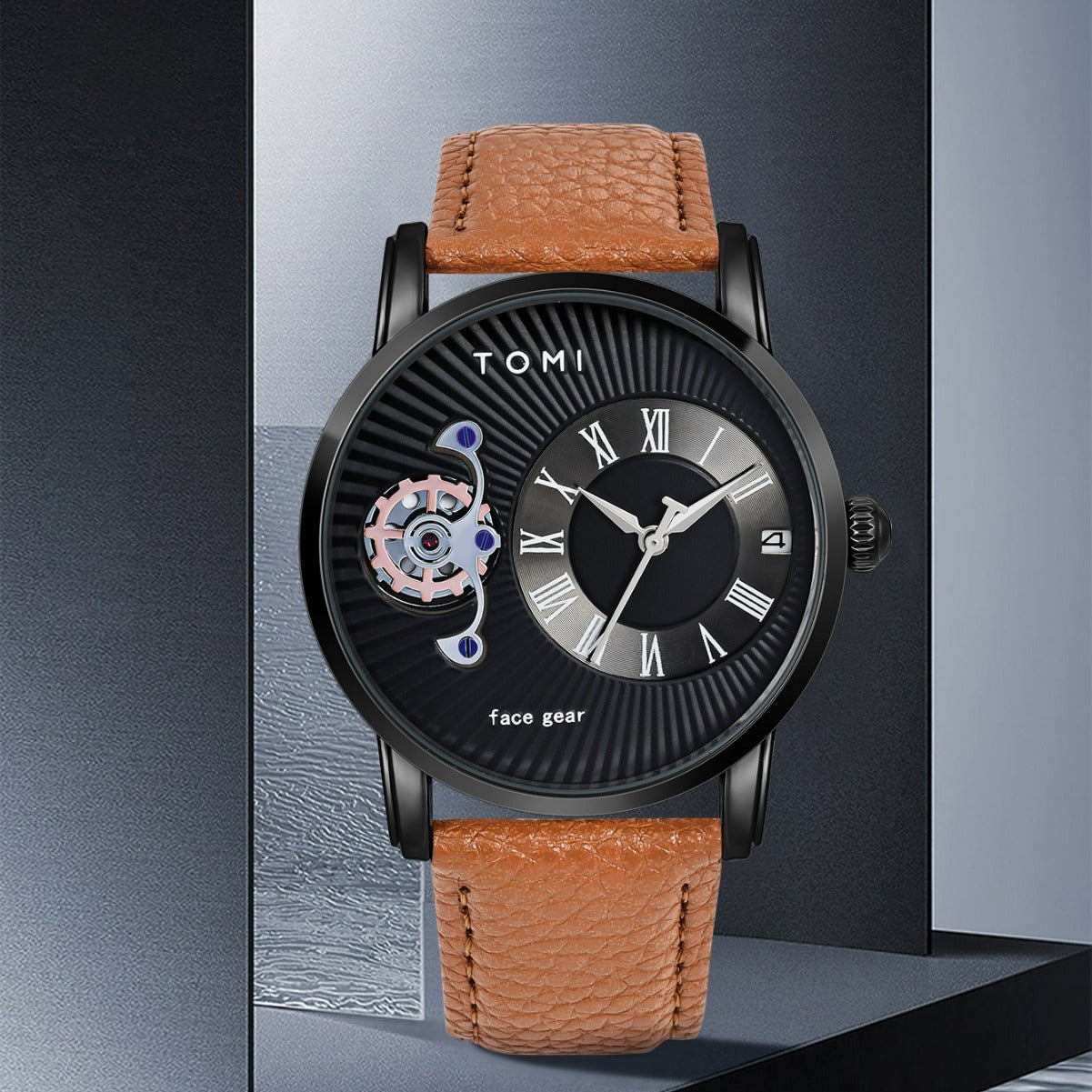 Quartz European Style Hollow-out boîte cadeau Montre étanche