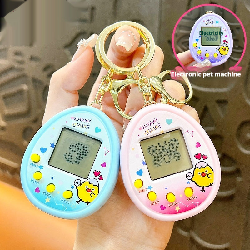 Electronic Pet Machine Mini Handheld Video Jeu Console Porte-clés Ornements