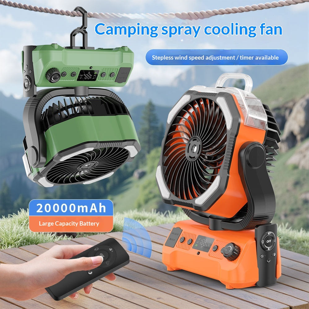 Ventilateur de spray de camping extérieur ultra longue durée