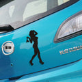 Autocollants de voiture Bikini beauté réfléchissant autocollants