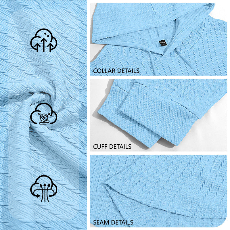 Polo à capuchon pour hommes
