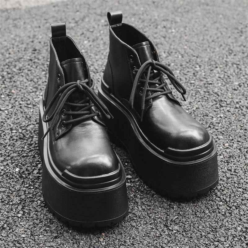 Chaussures vintage chunky style britannique pour hommes