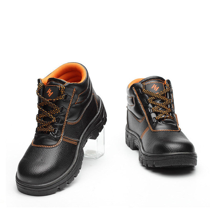 Chaussures de travail pieds en acier chaussures de travail haut-top