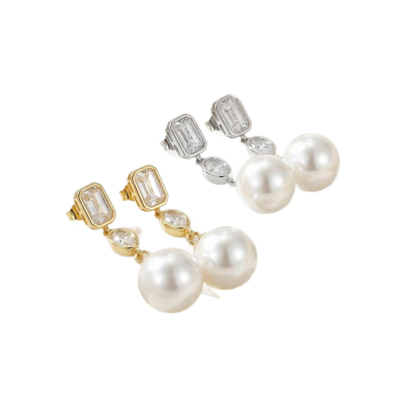 Meilleures ventes Boucles d'oreilles pendentif Pearl Design Niche avec une sensation Premium